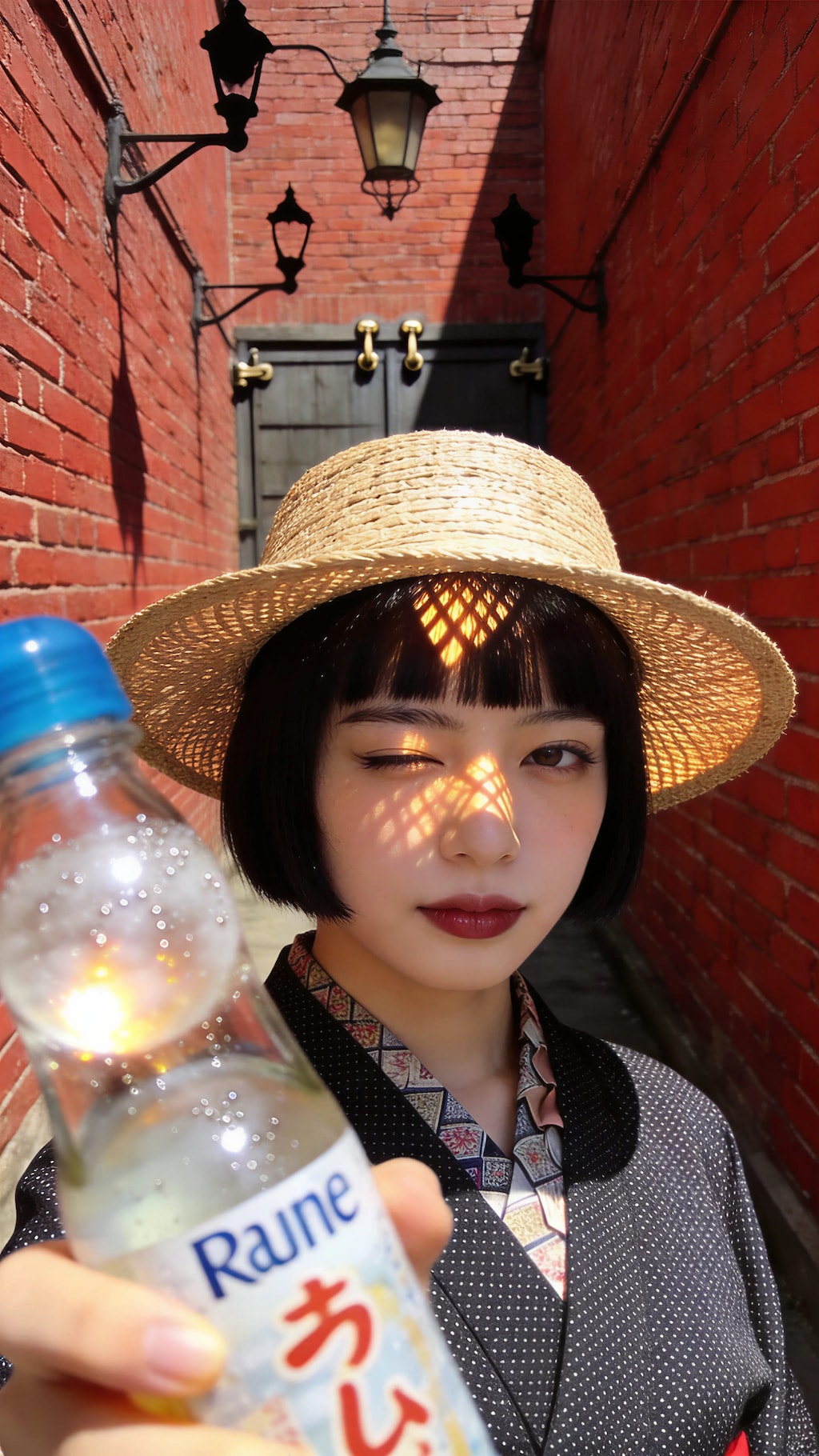 Between Brick Walls and Blue Glass