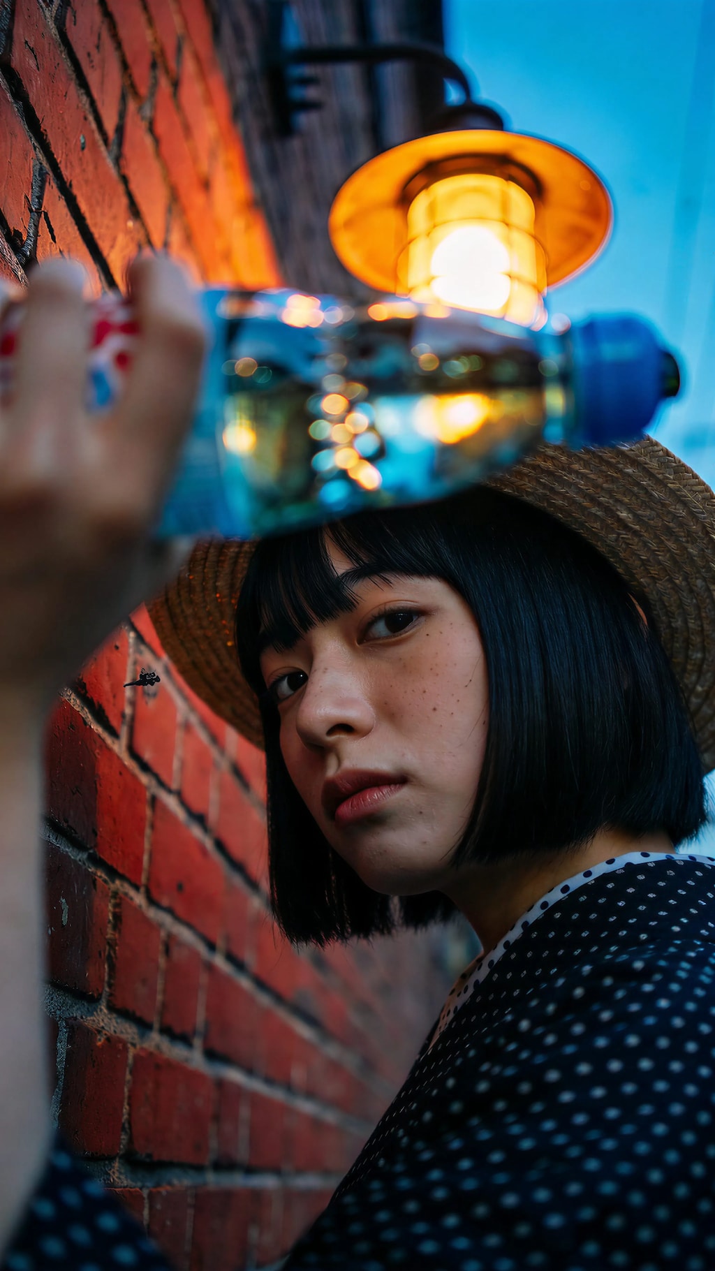 Between Brick Walls and Blue Glass