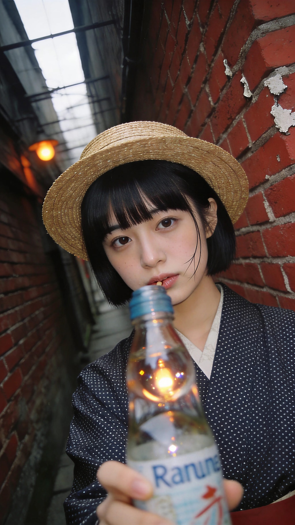 Between Brick Walls and Blue Glass