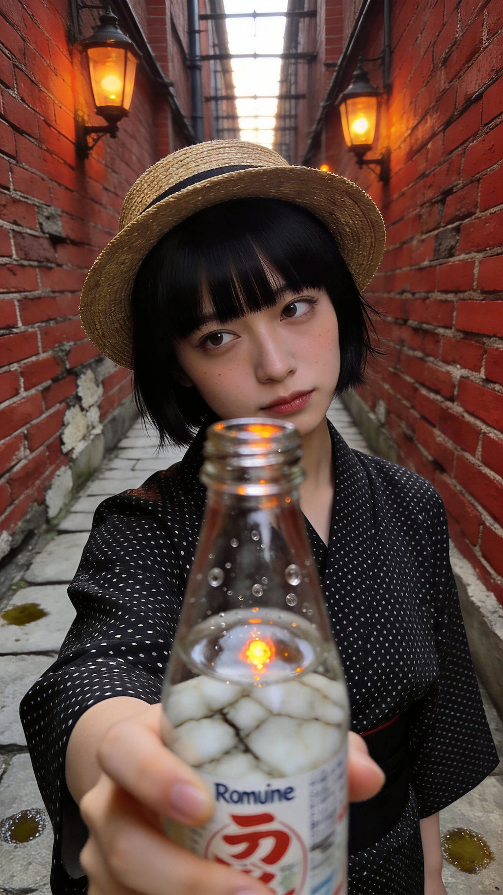 Between Brick Walls and Blue Glass