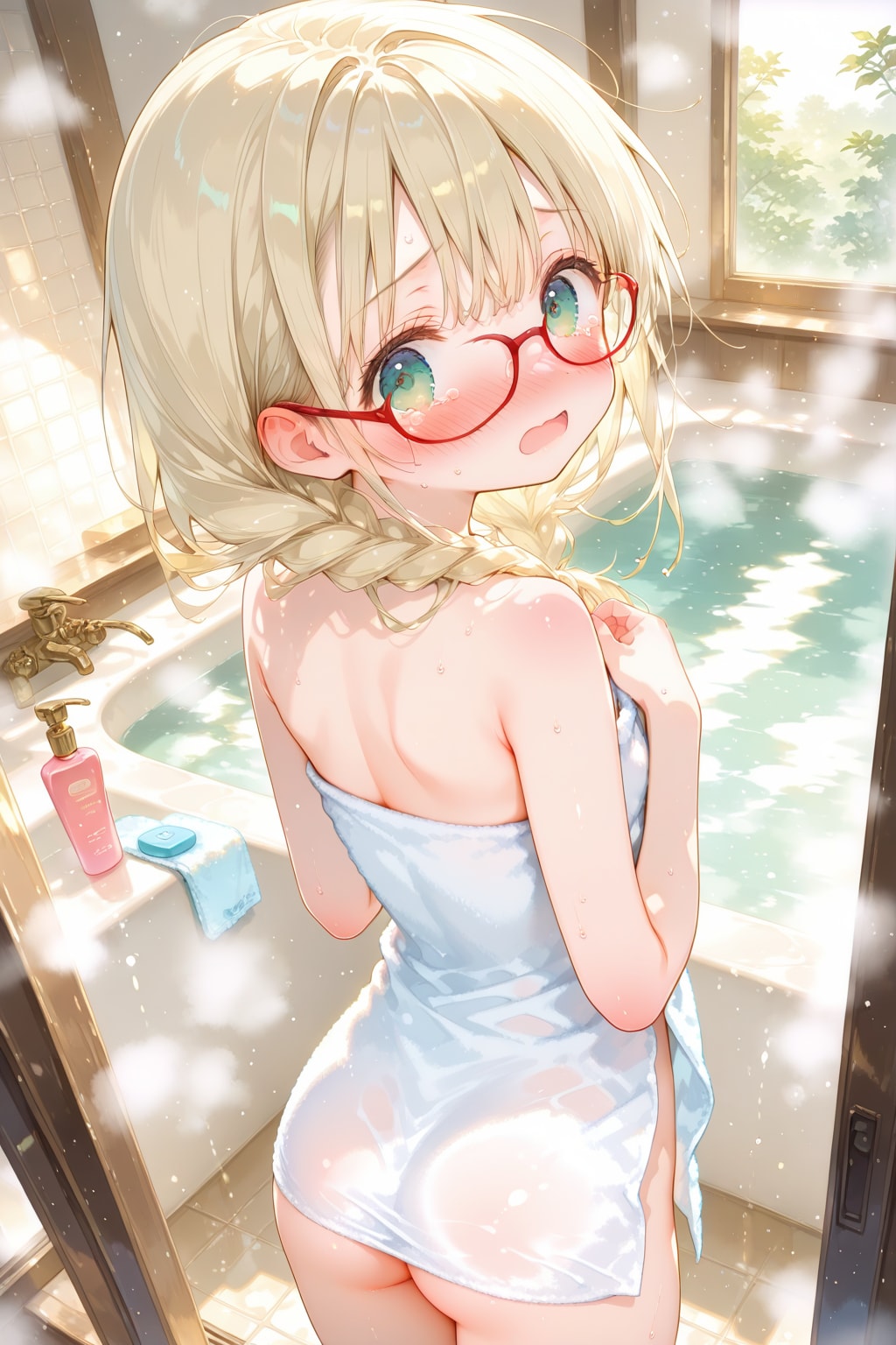 眼鏡三つ編みのリヴちゃん