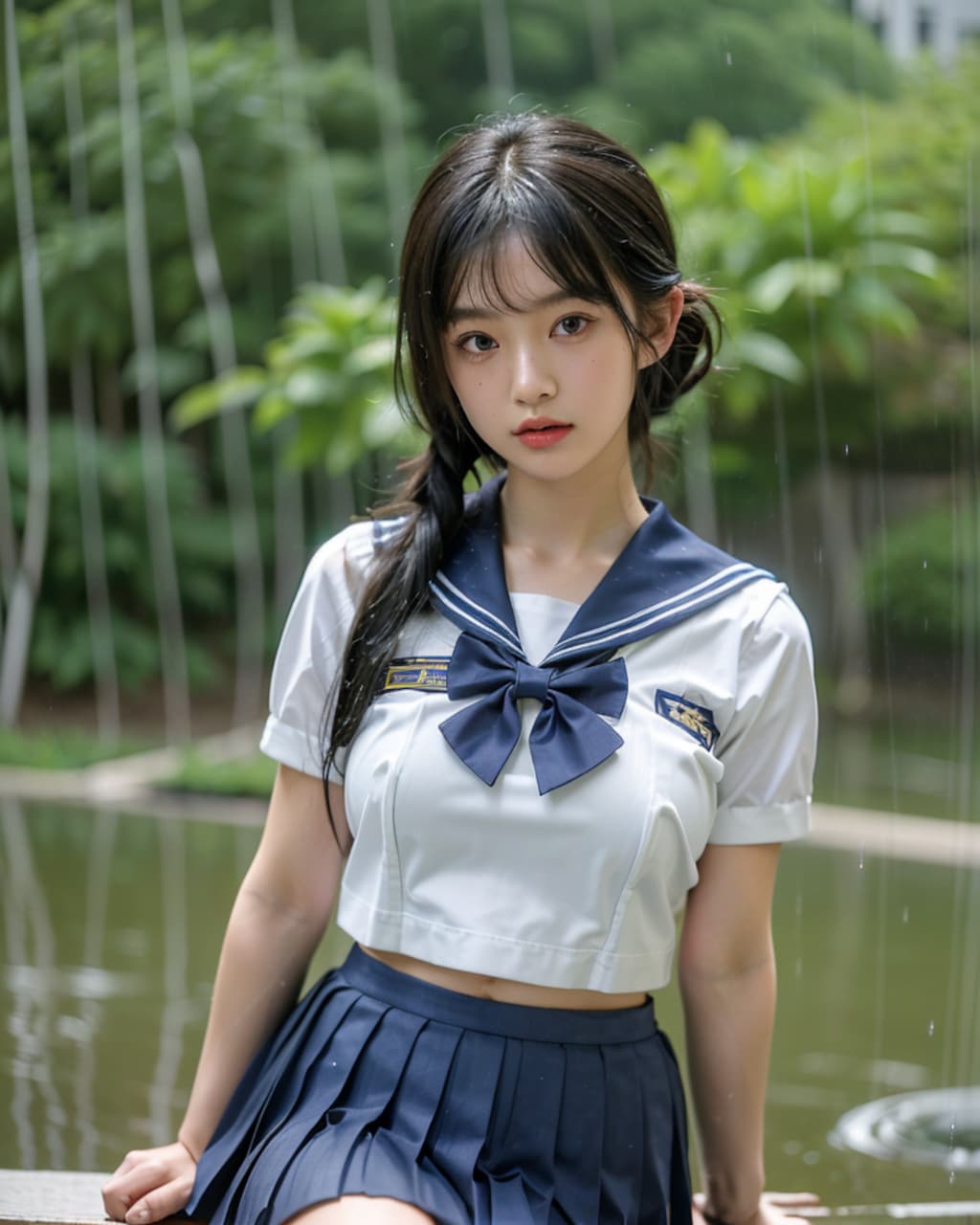 雨の彼女