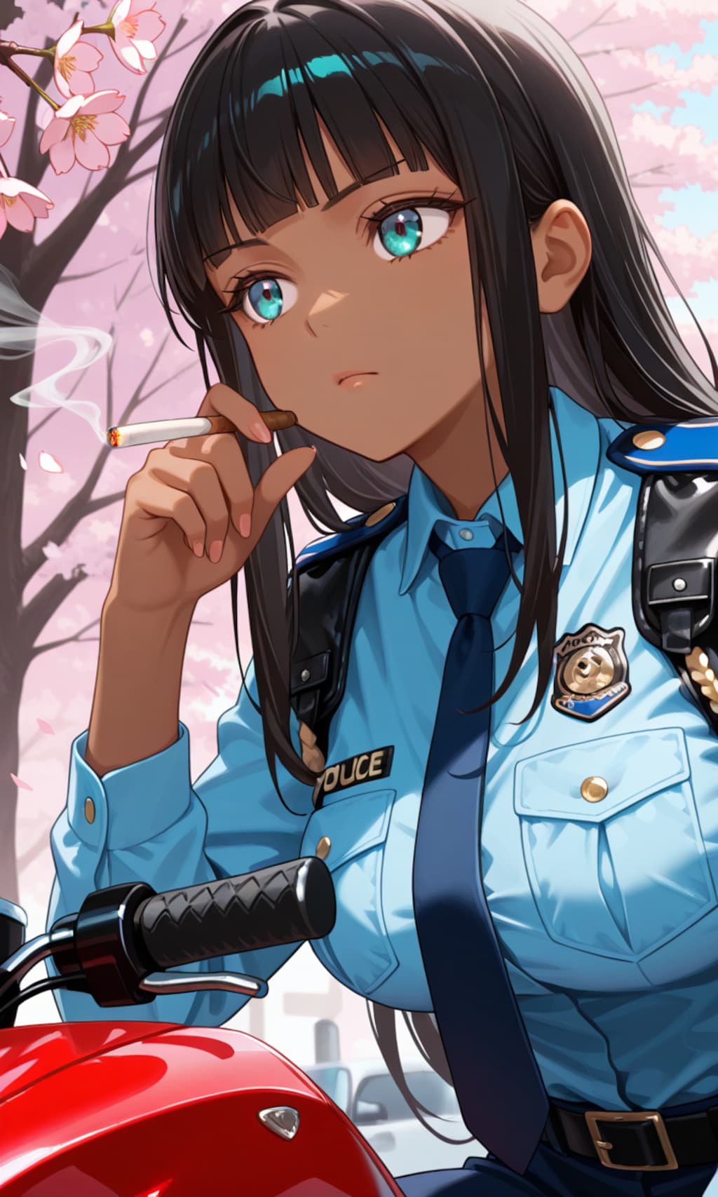 【うちの子】春の交通安全ポスター