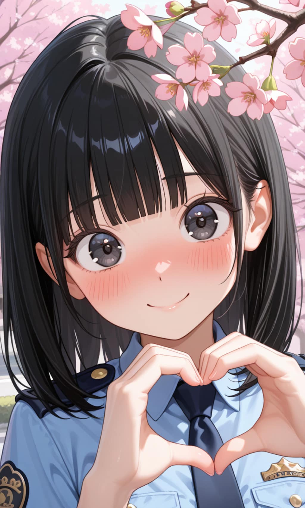 【うちの子】春の交通安全ポスター