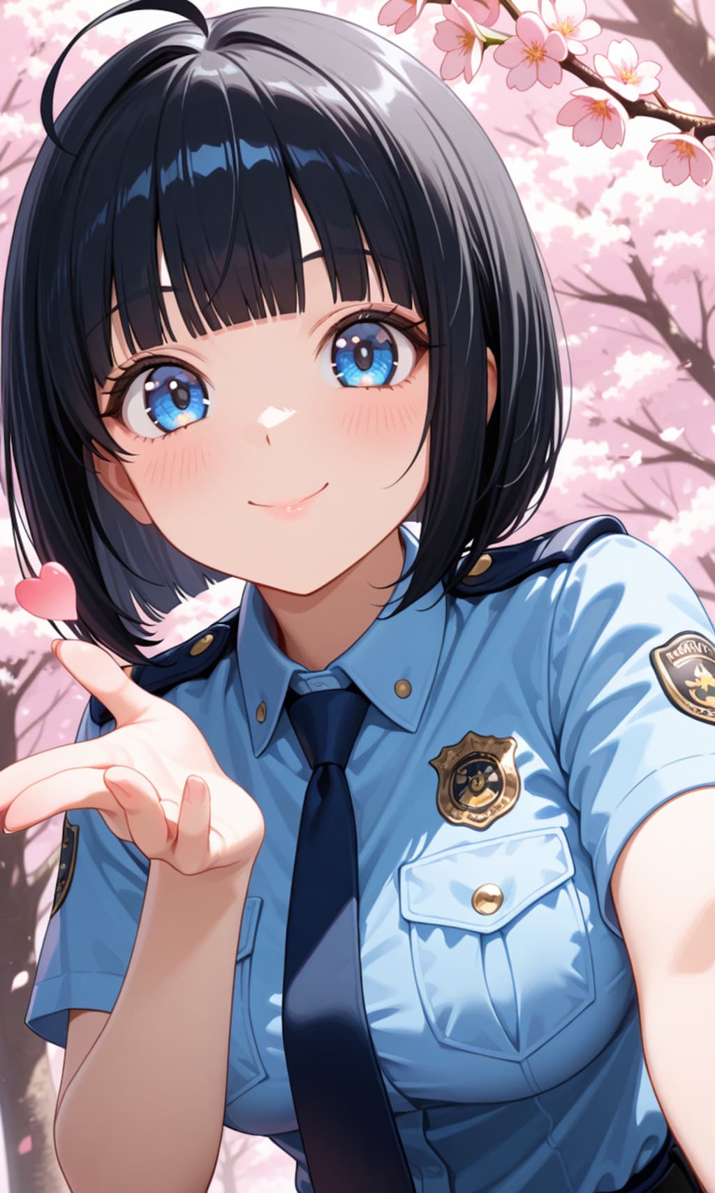 【うちの子】春の交通安全ポスター