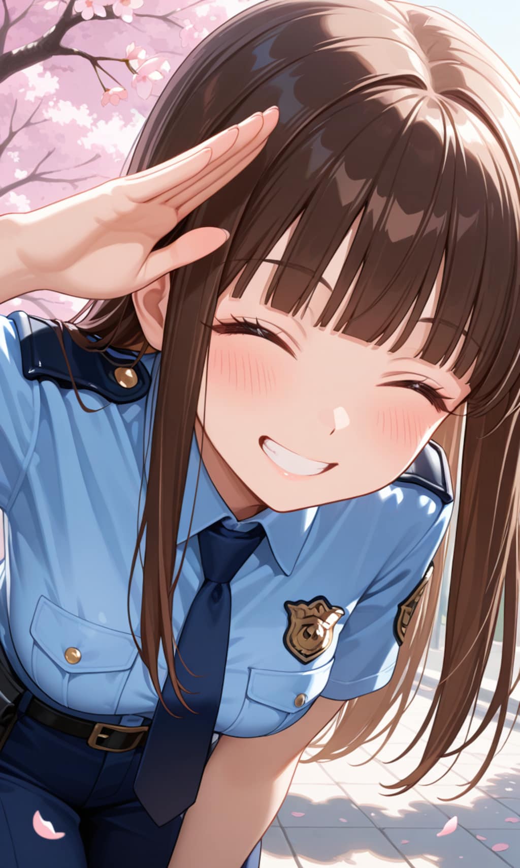 【うちの子】春の交通安全ポスター