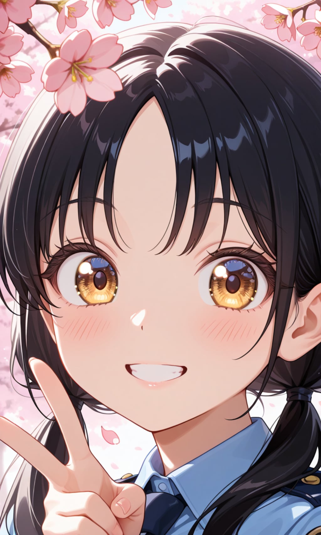 【うちの子】春の交通安全ポスター