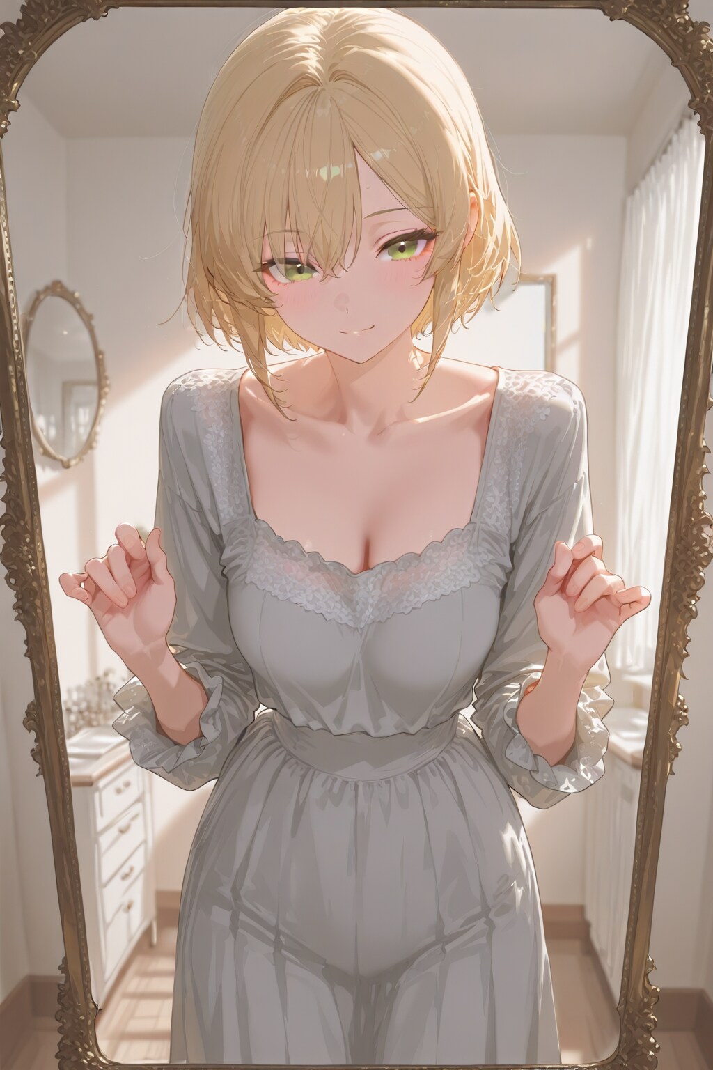 鏡の日 | の人気AIイラスト・グラビア