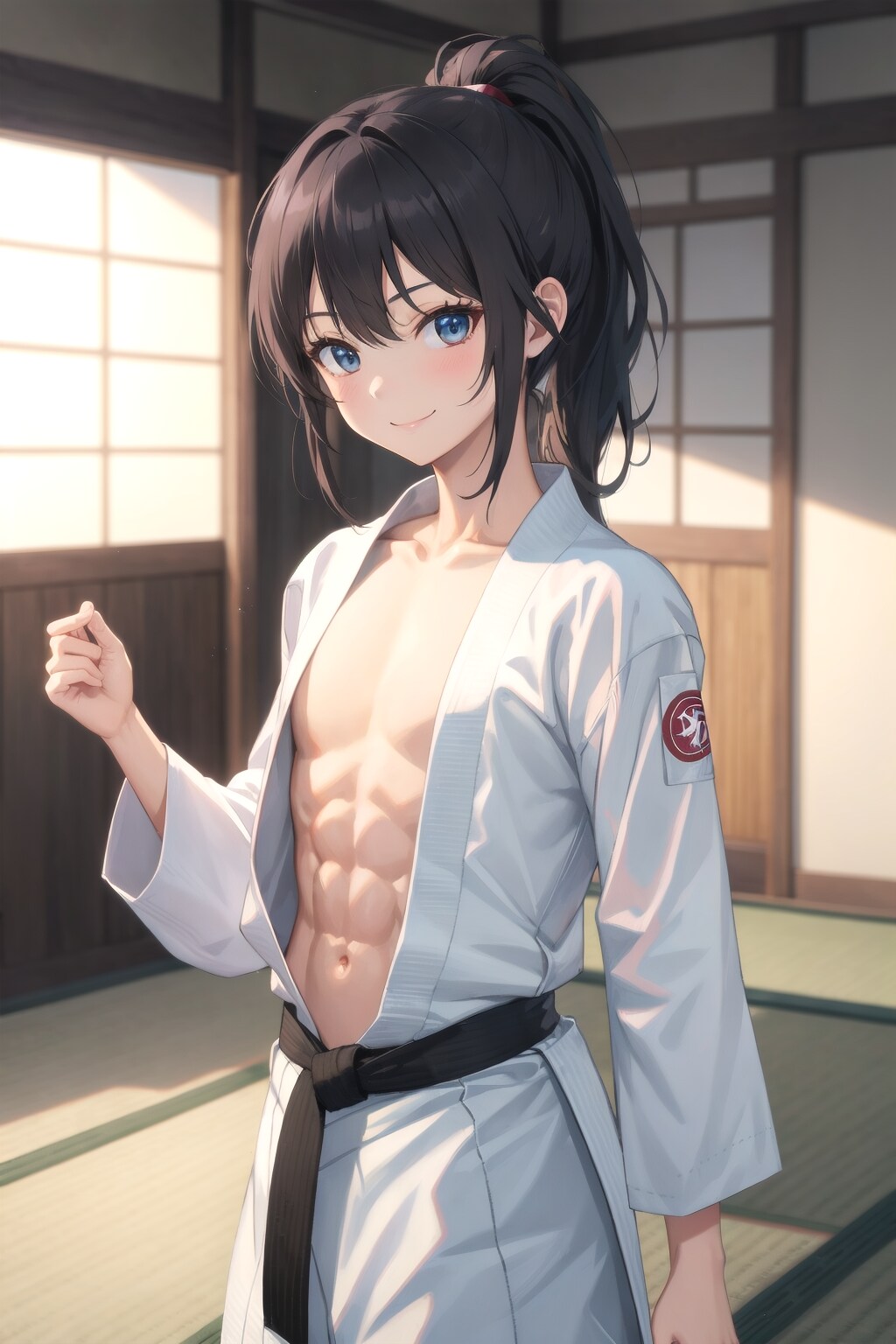 道着の下はバキバキ
