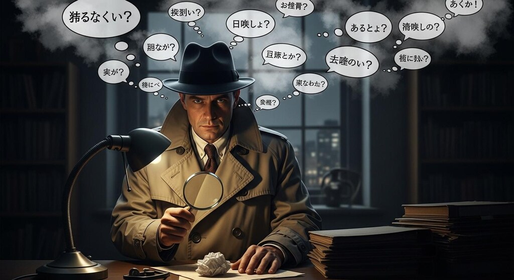 今日は探偵に喋らせてみた