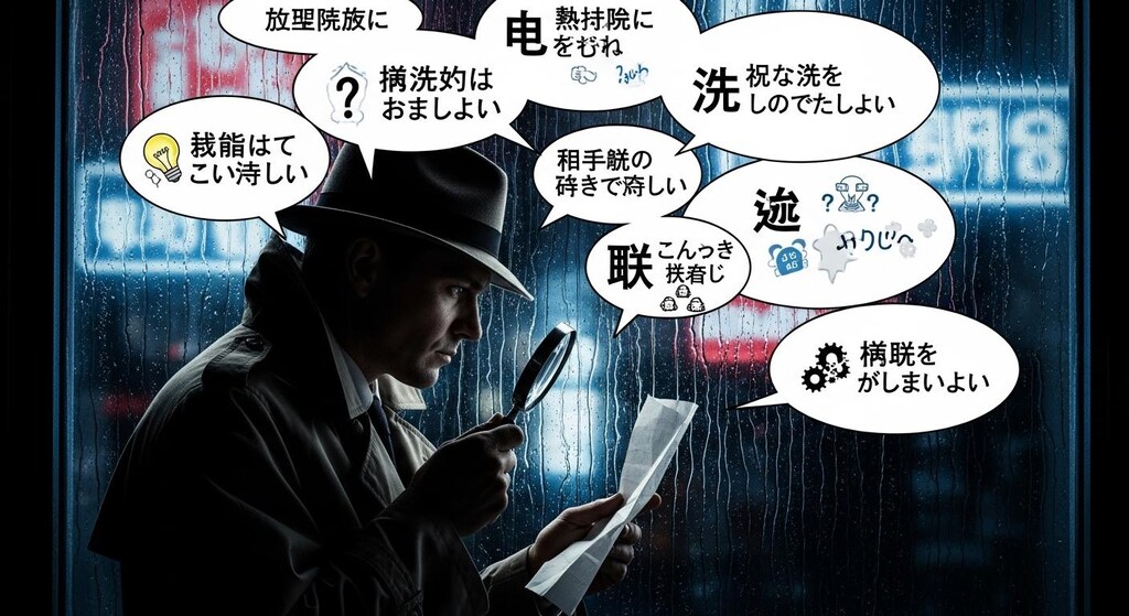 今日は探偵に喋らせてみた