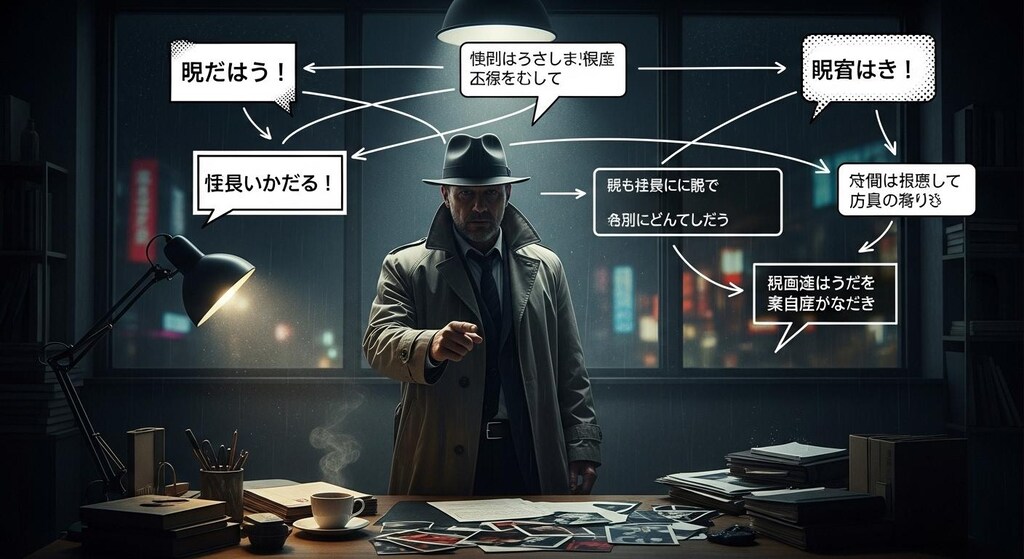 今日は探偵に喋らせてみた