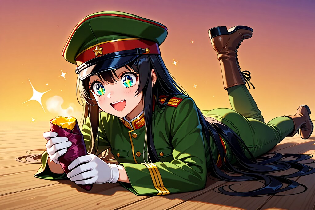 少尉と焼き芋③