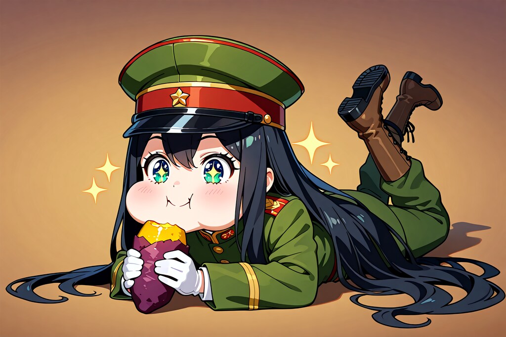 少尉と焼き芋③