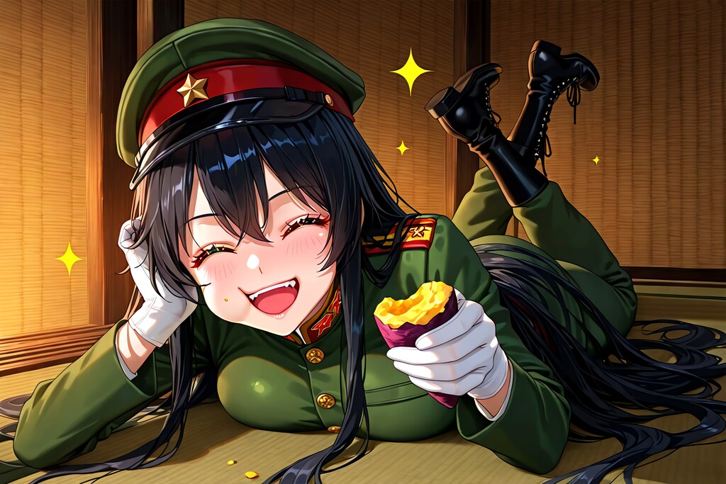 少尉と焼き芋③