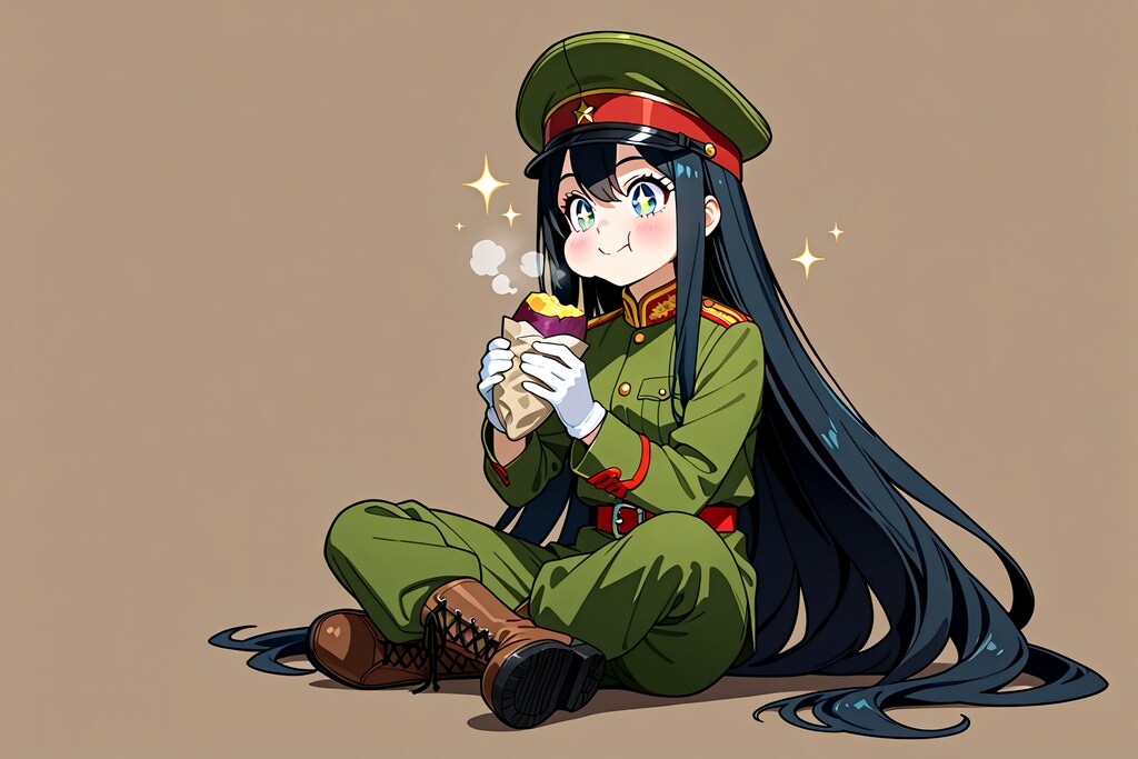 少尉と焼き芋③