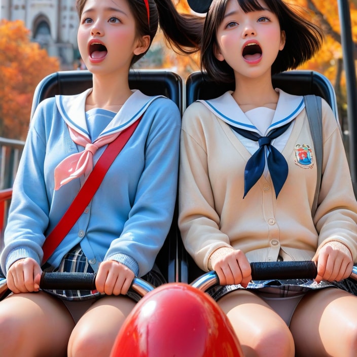 夢の国で絶叫マシーン！！