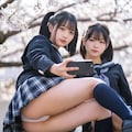 自撮りとパンチラJK 11枚目