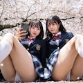 自撮りとパンチラJK 12枚目