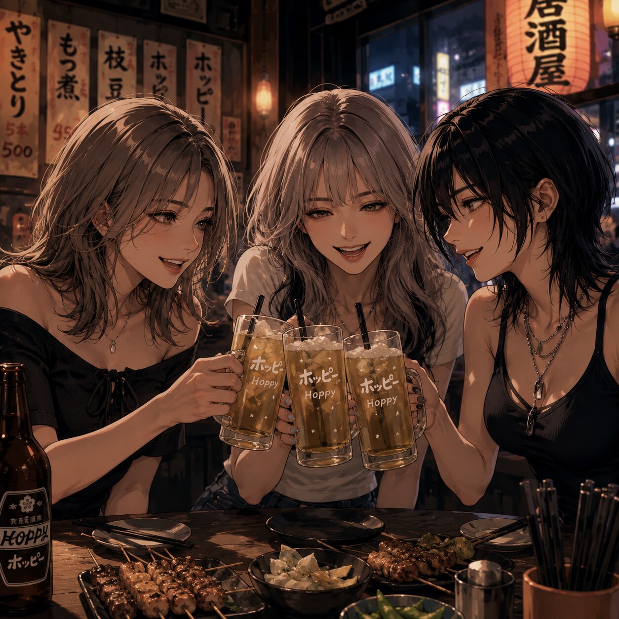 かんぱ〜い♪/ホッピーの日(クール、レージュ、ウルフ）