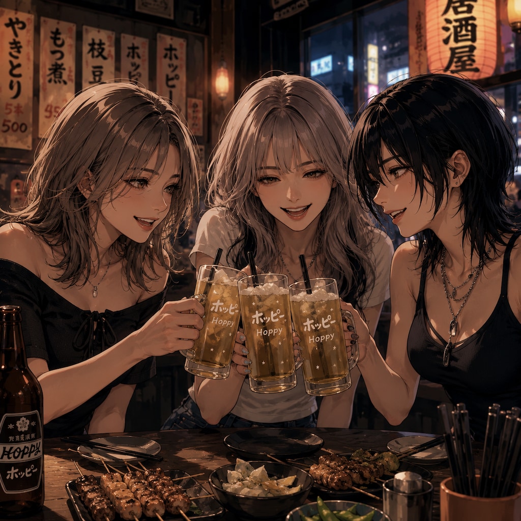 かんぱ〜い♪/ホッピーの日(クール、レージュ、ウルフ）