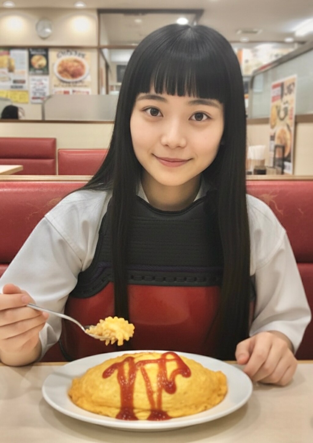 出稽古の帰りにママとご飯食べた😋😋😋