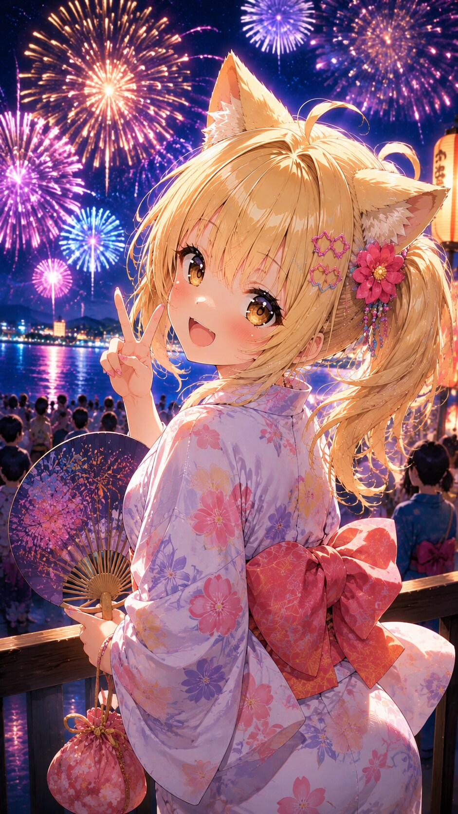 花火より、笑顔。