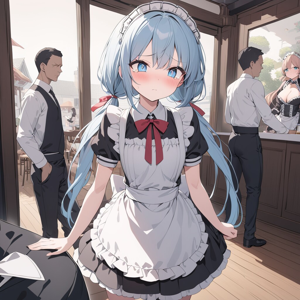 カスハラされるメイドさん