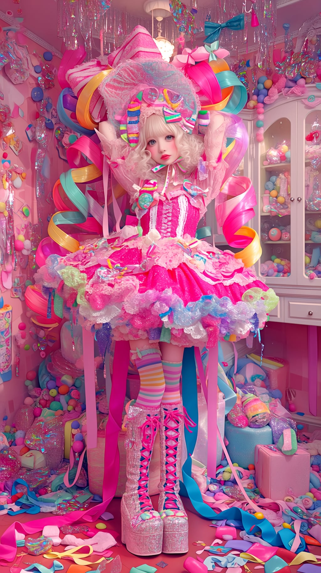 エモスタイルピンクロリータ