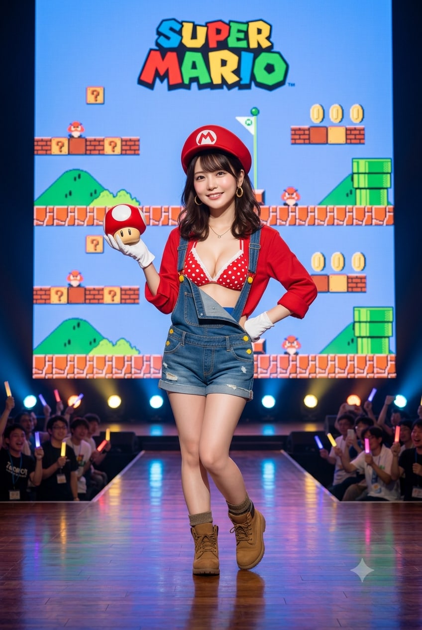 スーパーマリオブラザーズ マリオのコスプレ