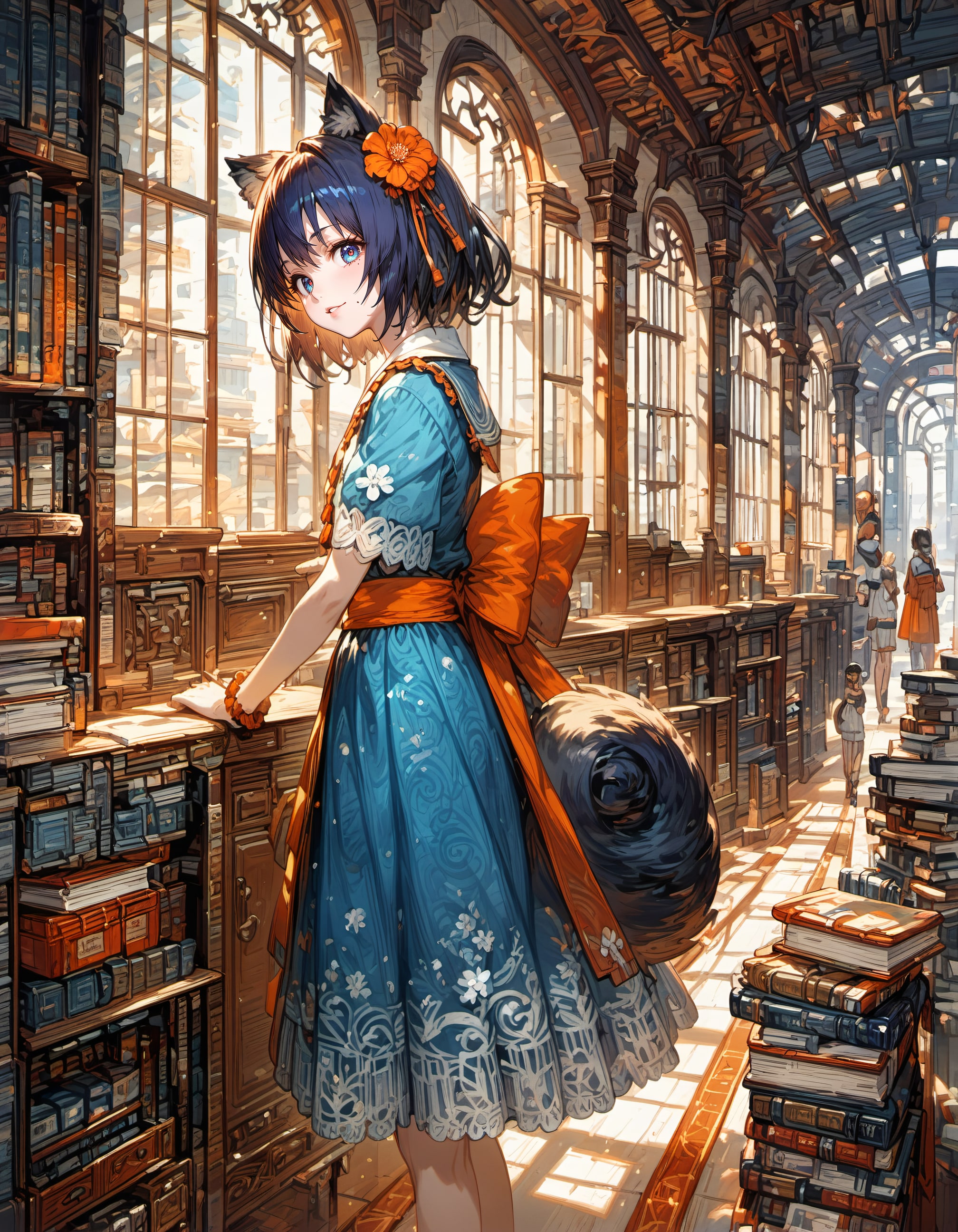 decrepit library | の人気AIイラスト・グラビア