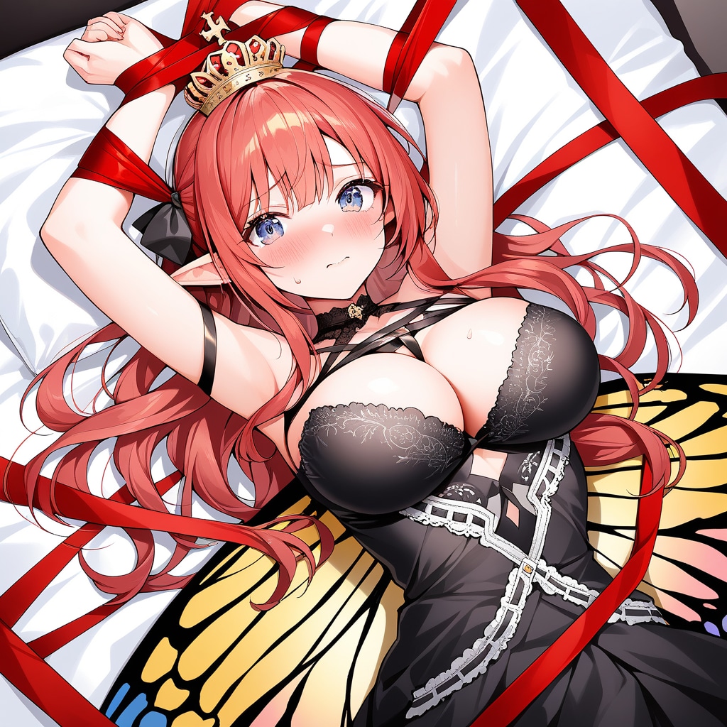 リボン拘束妖精娘
