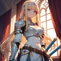 新キャラ登場、蒼雷の剣姫「ステラ・リーン」(アーマードレスバージョン) 2枚目