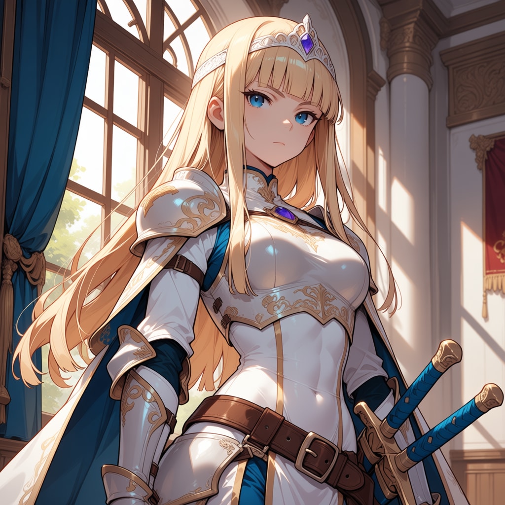 新キャラ登場、蒼雷の剣姫「ステラ・リーン」(アーマードレスバージョン)