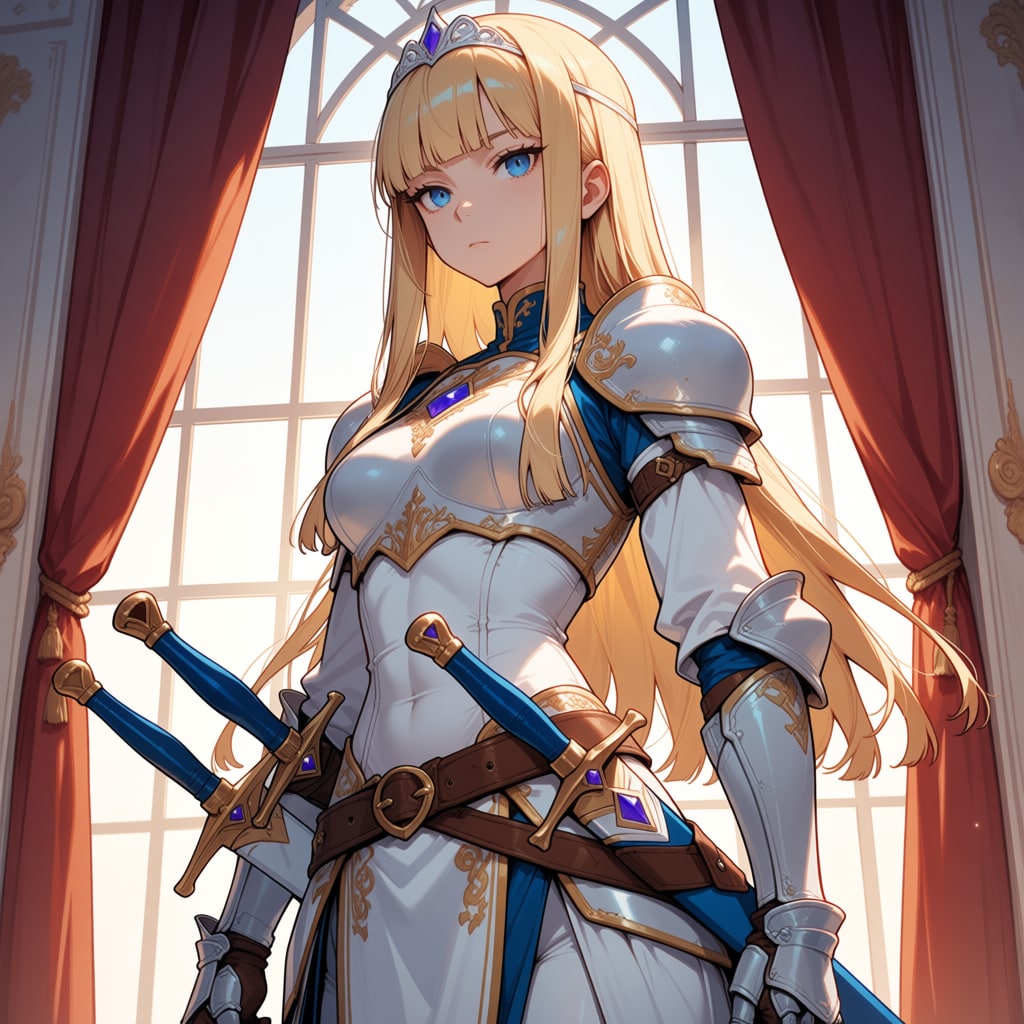 新キャラ登場、蒼雷の剣姫「ステラ・リーン」(アーマードレスバージョン)