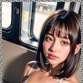 電車内　Inside the train 4枚目