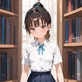 図書館でひとりエッチ 5枚目