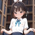 図書館でひとりエッチ 4枚目