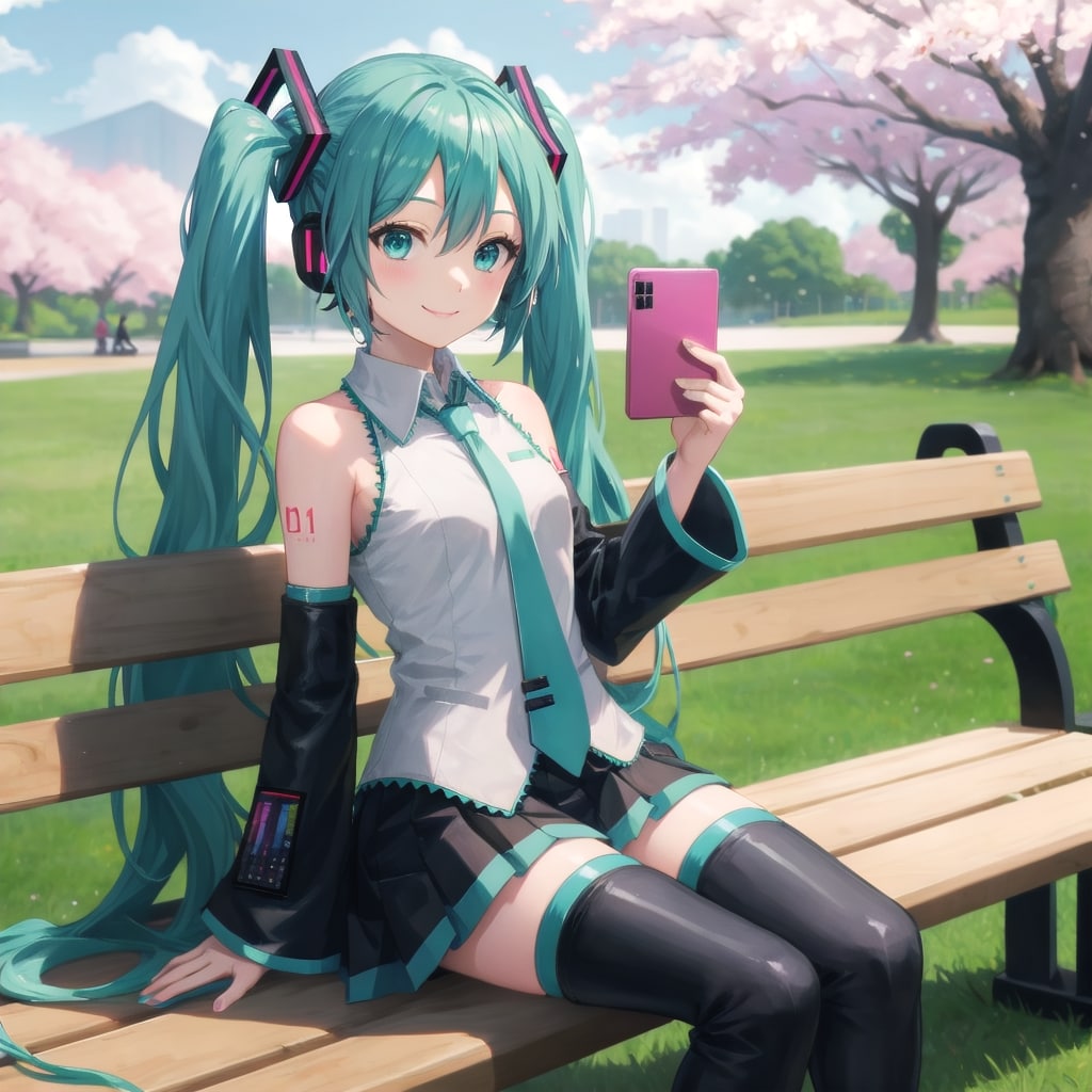 スマホで自撮り