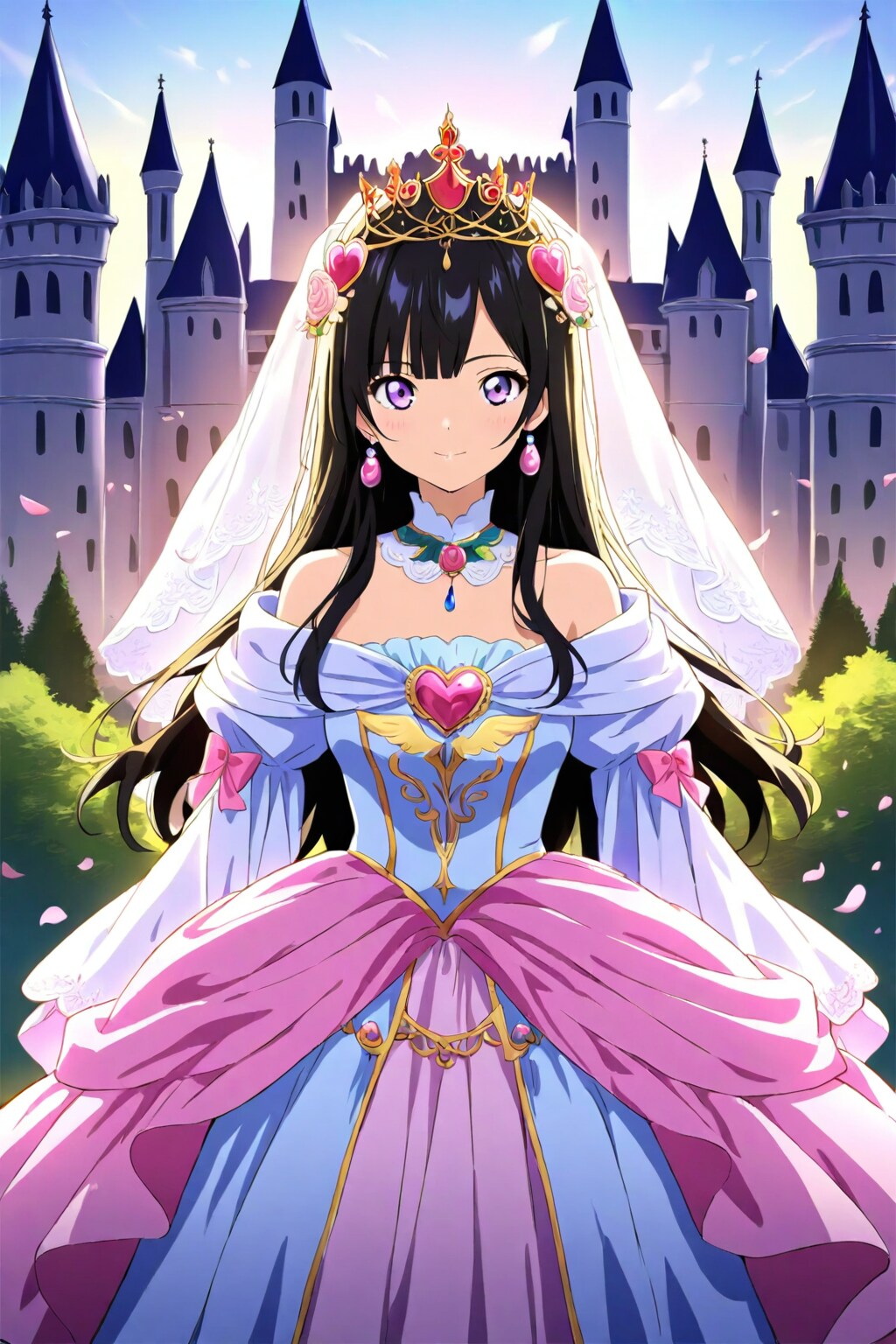 唯香(ゆいか)の姫コスプレ | の人気AIイラスト・グラビア