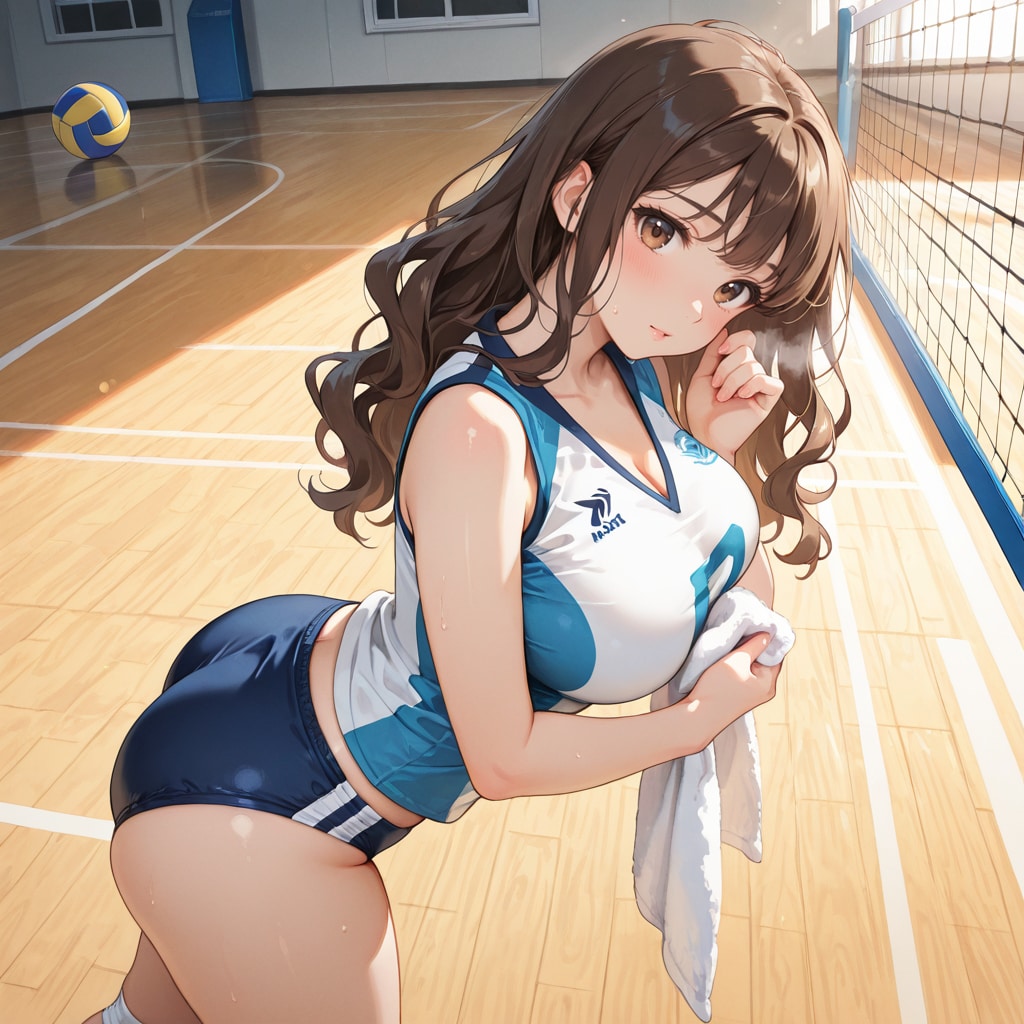 澪ちゃん、バレーボールに挑戦２