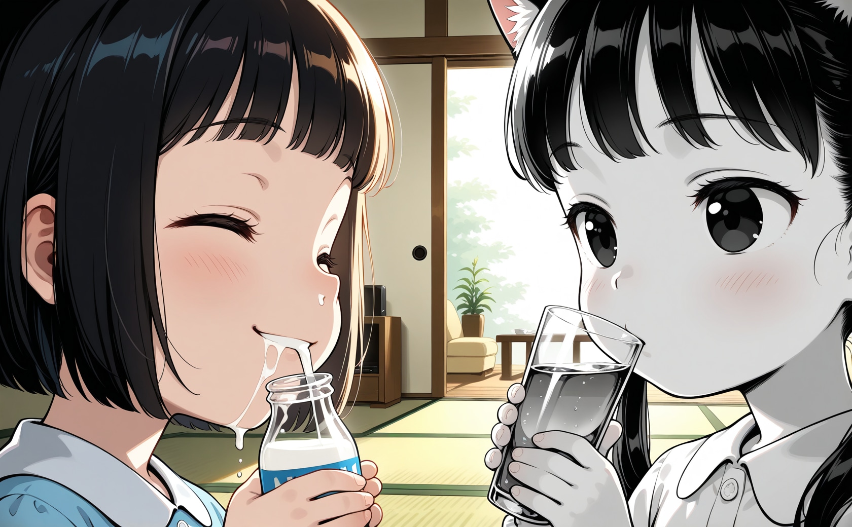 酒飲みとミルク飲み