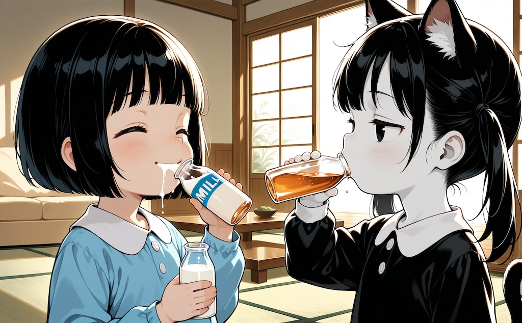 酒飲みとミルク飲み