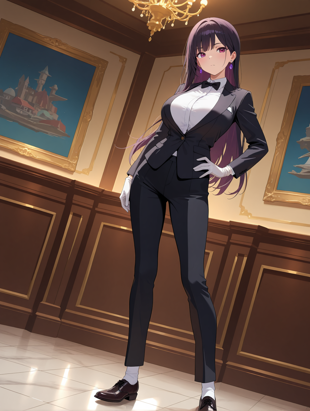 男装の涼音さん