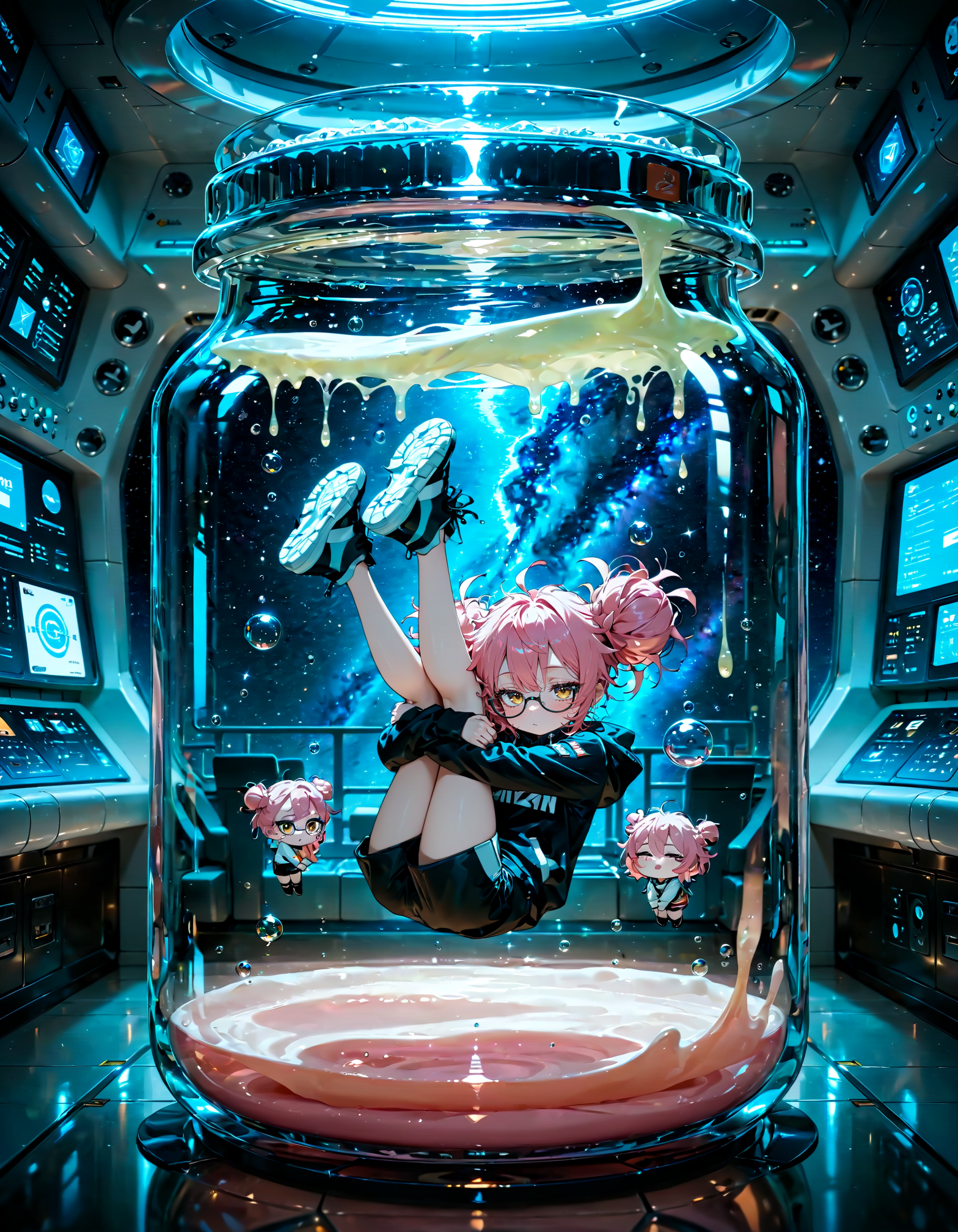 今日は何の日？　無重力の日 | の人気AIイラスト・グラビア