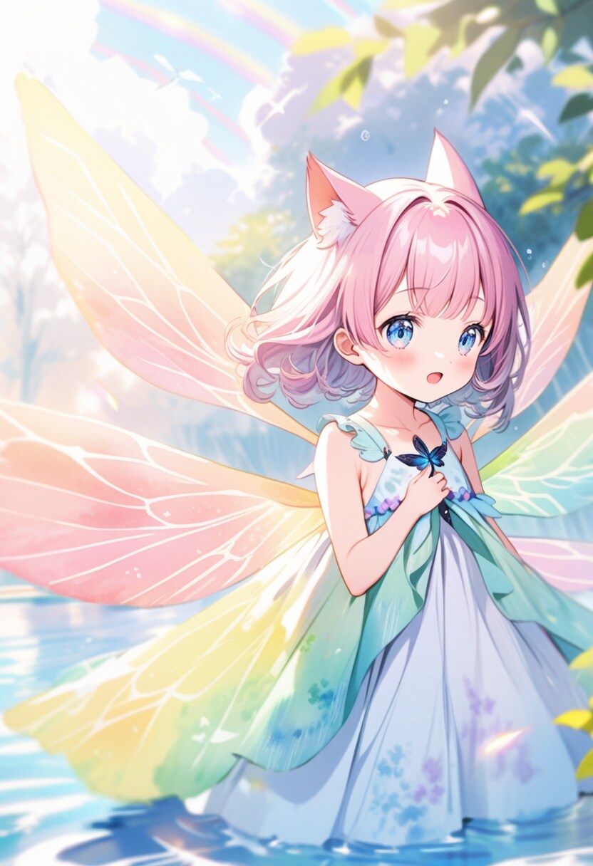 ネコミミ妖精ちゃん2 | の人気AIイラスト・グラビア