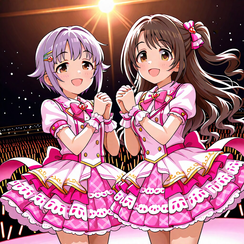 島村卯月＆輿水幸子のライブ
