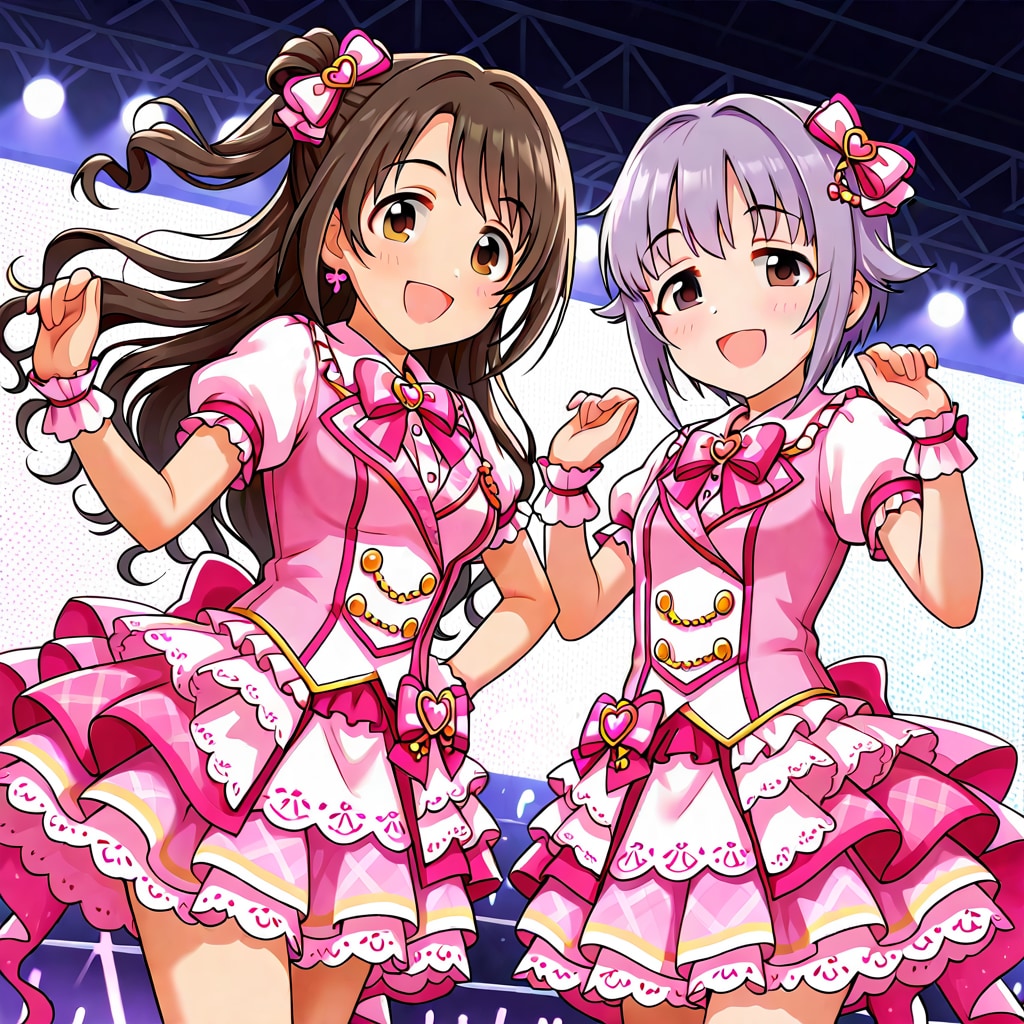 島村卯月＆輿水幸子のライブ
