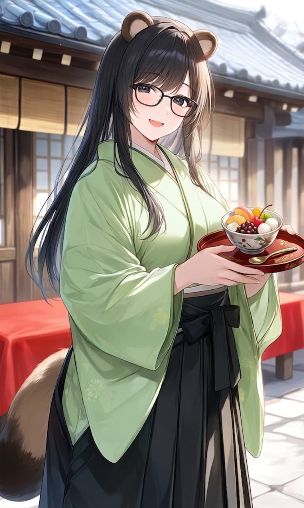 慎重に