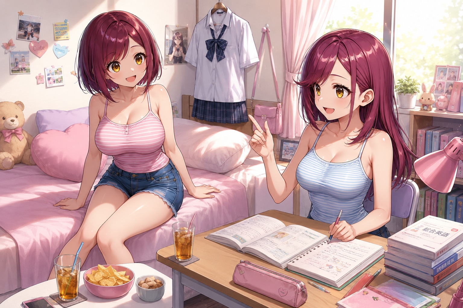 こんにちは（挨拶メイドの芽衣ちゃん姉妹）